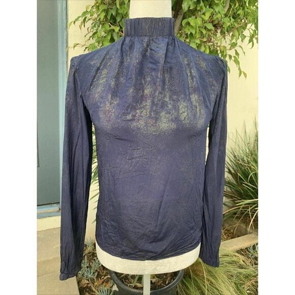 Bogdar Designer Metallic Long sleeve top - Picture 1 of 8